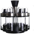 Stainless Steel Salt and Pepper Holder Set of 6 Bottles D9021