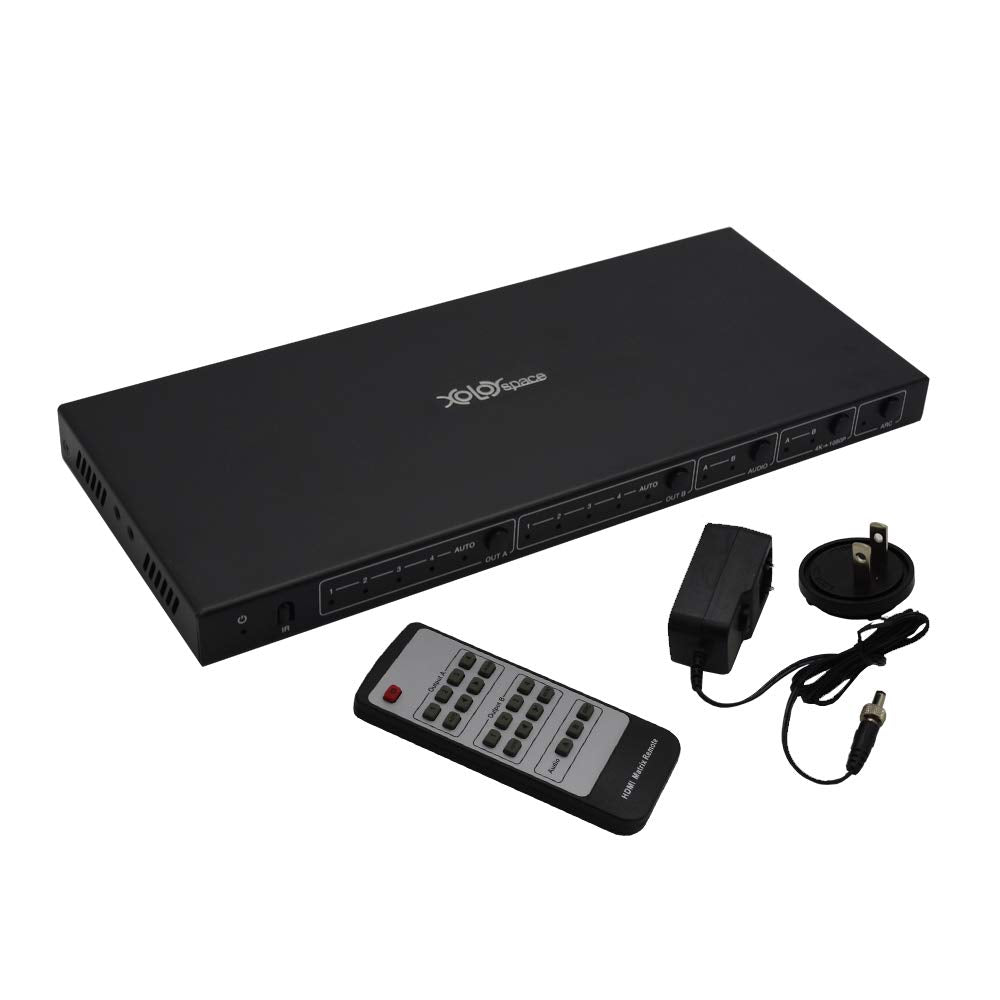 4X2 4K 60HZ HDR HDMI Matrix Switcher with Audio Extractor/ARC G590
