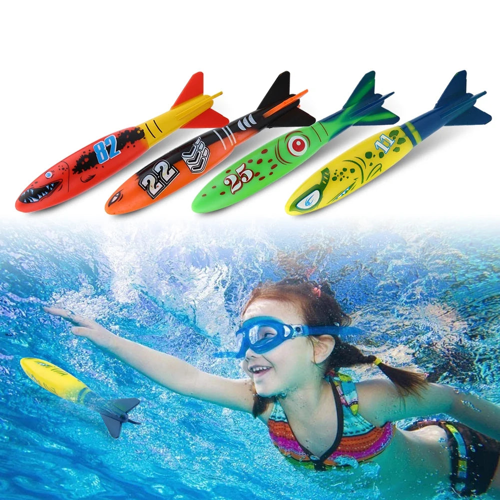 4pcs Swimming Pool Diving Toys B973609