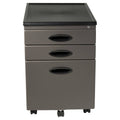 Pewter Mobile File Cabinet V9326