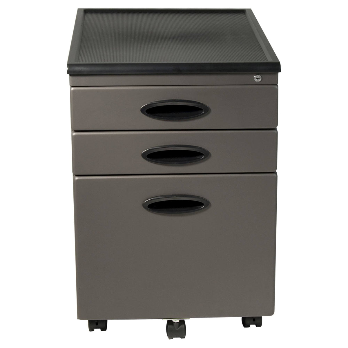Pewter Mobile File Cabinet V9326