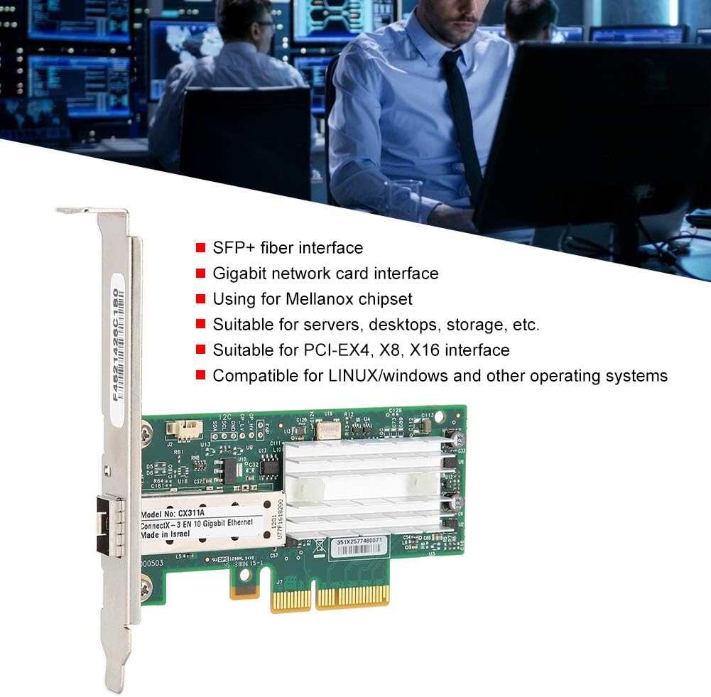 10 Gigabit SFP Fiber Optic Network Card R45642