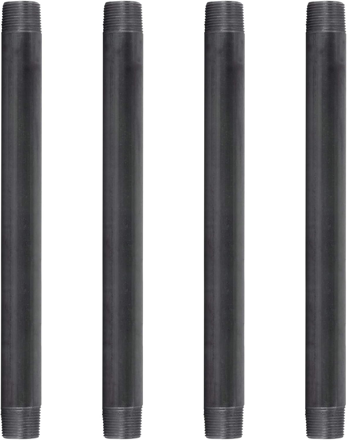 Industrial Steel Grey Cast Iron Pipe Connector, Pack of 2 I7683