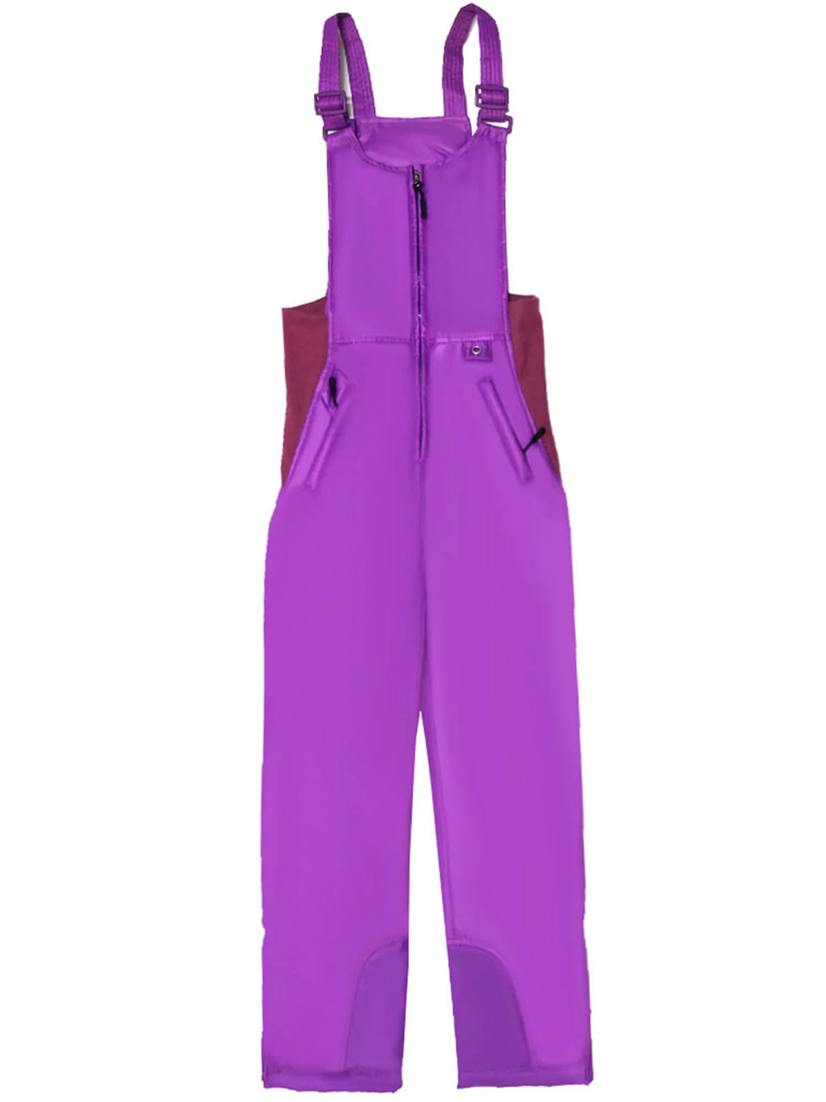 Purple Insulated Water Resistant Ski Snow Bib Pants XL M17380