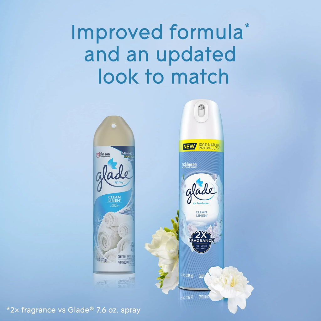 8.3 Oz Clean Linen Room Air Freshener Spray (Pack of 20) A273605