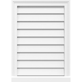 PVC Gable Vent with Brickmould S5170