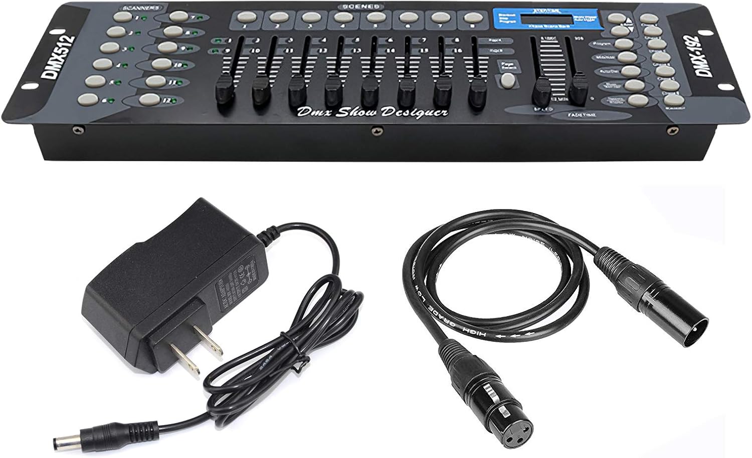 DMX512 Console with DMX Signal Cable, Pack of 2 H9582