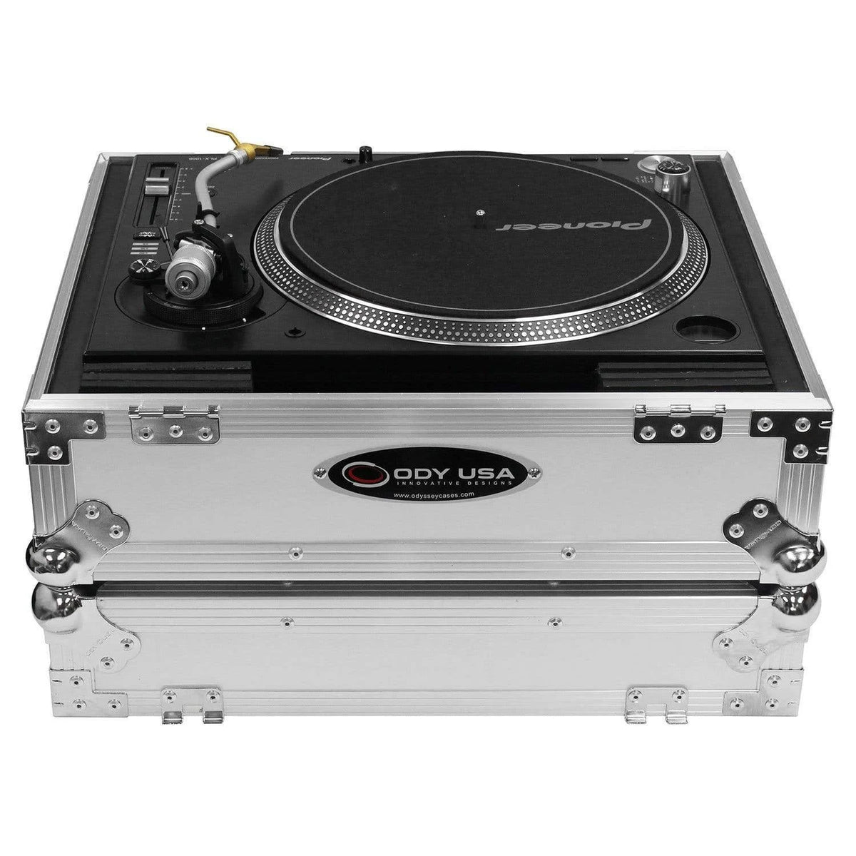 White Universal Turntable Flight Case K228