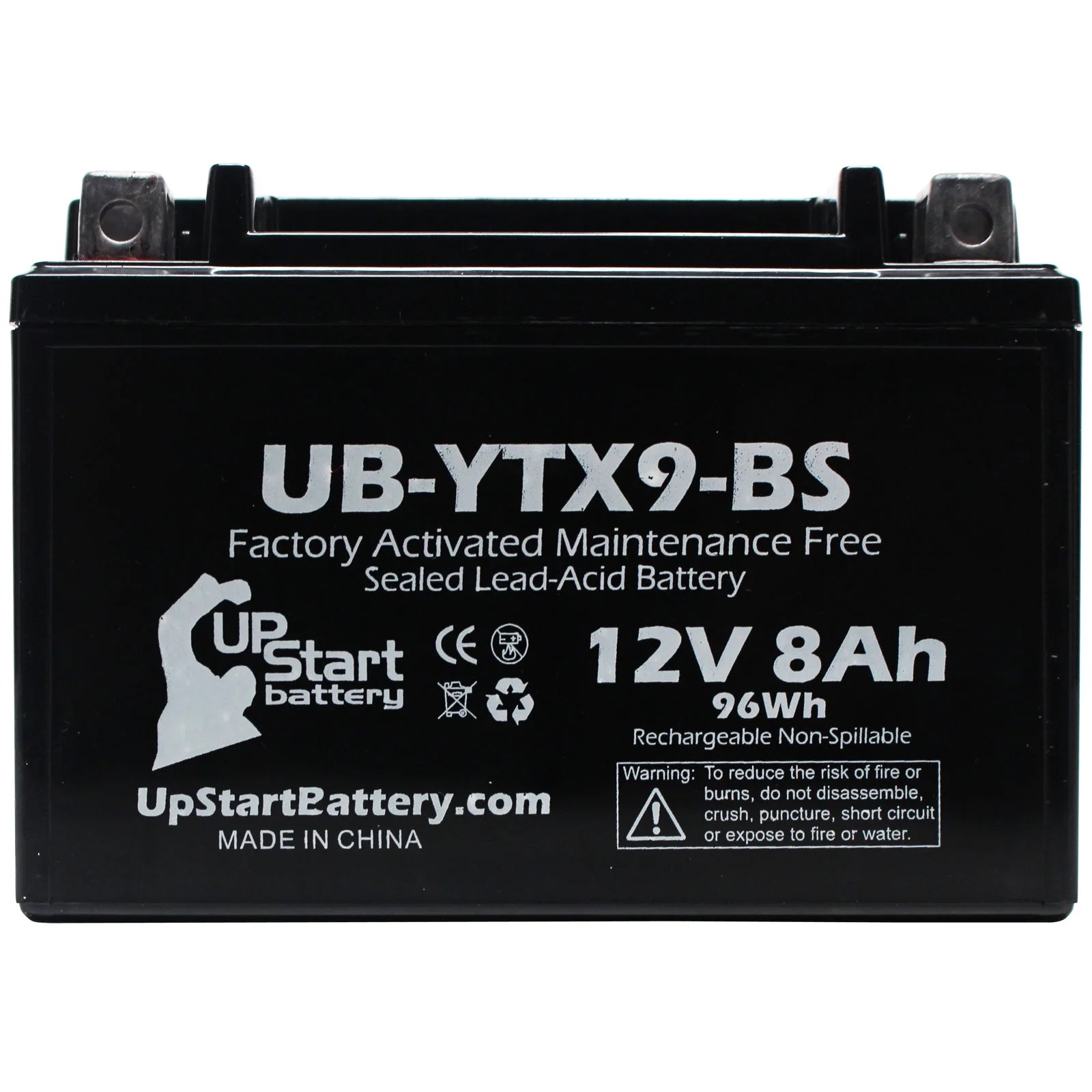 2008 Kawasaki ZX600-FA Ninja ZX-6R 600CC Motorcycle Battery - 12V, 8Ah, UB-YTX9-BS Y197723