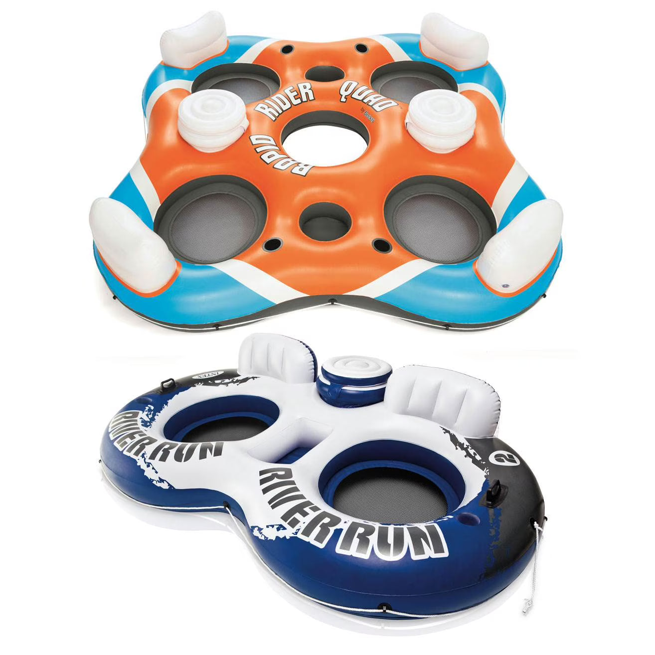 4-Person Floating Island Raft & 2-Person Pool Tube Float G789