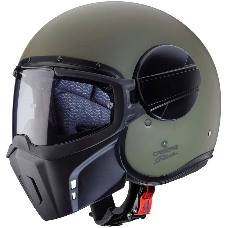 Matt Military Green Open Face Helmet G917085