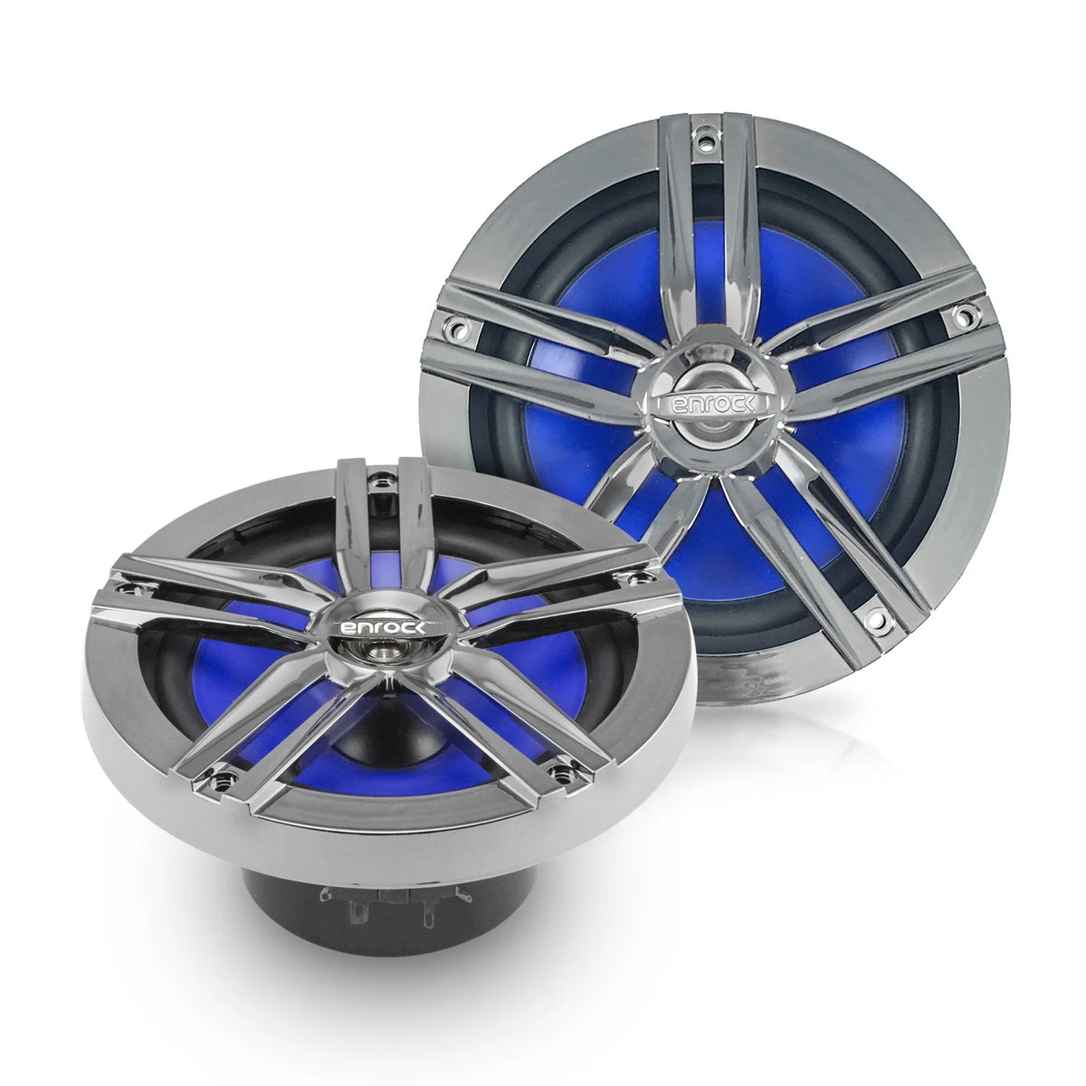 Marine Grade Bluetooth Receiver, 4 x 6.5" Water-Resistant Loudspeakers, AUX Interface Mount, Radio Antenna L8602