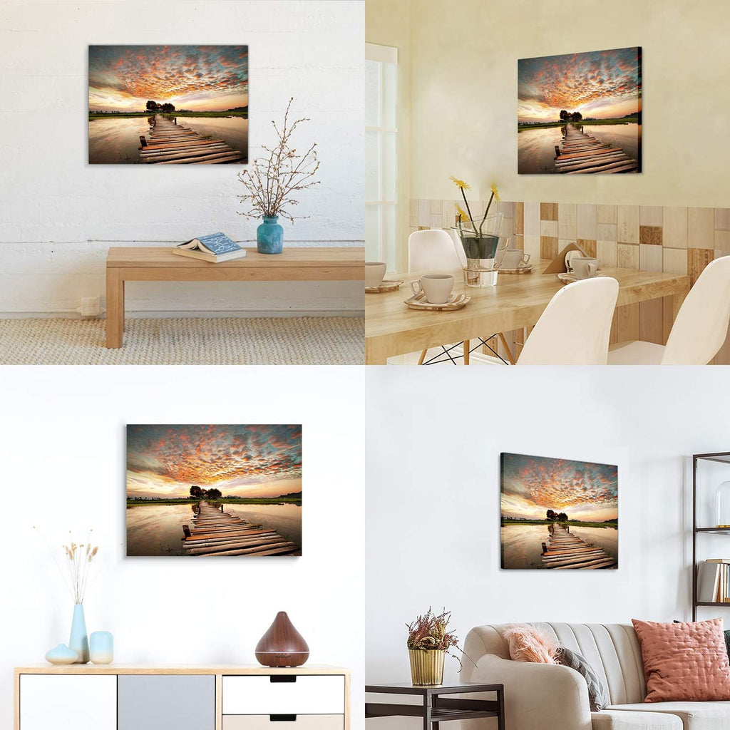 Landscape Art Print on Canvas, 18” x 24” x 1 Panel A927944