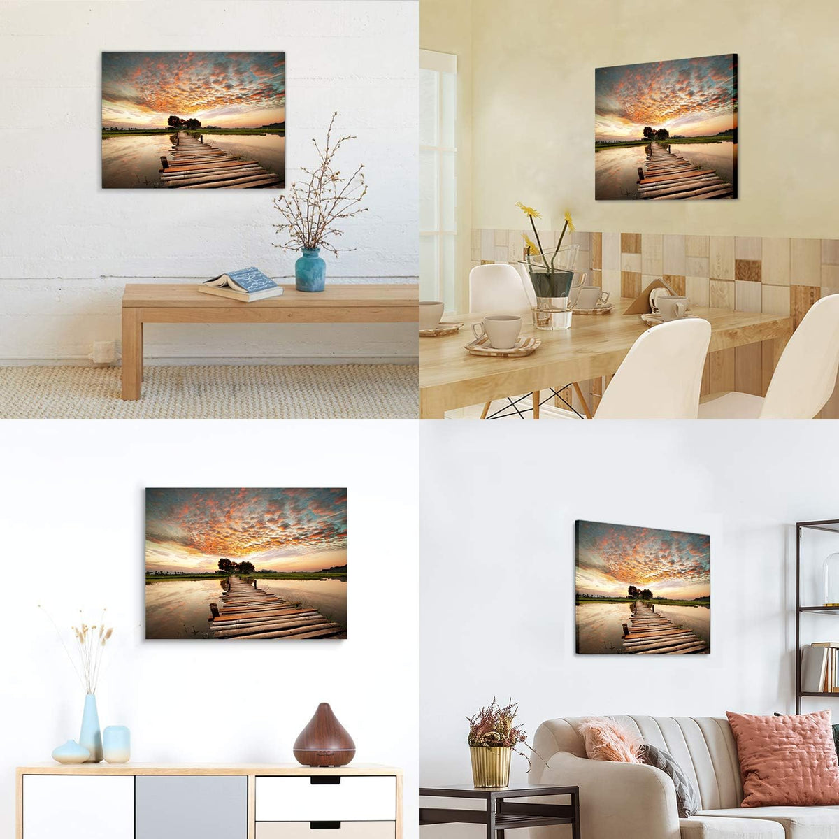 Landscape Art Print on Canvas, 18” x 24” x 1 Panel A927944