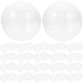 100pcs Clear Plastic Fillable Balls Z54344
