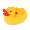 4Pcs/set Vinyl Squeaky Ducks Bath Toy J4546