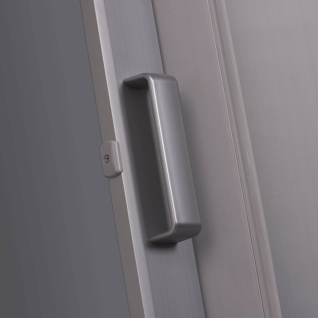 48x22W x 80x22H Satin Silver Folding Door X879733