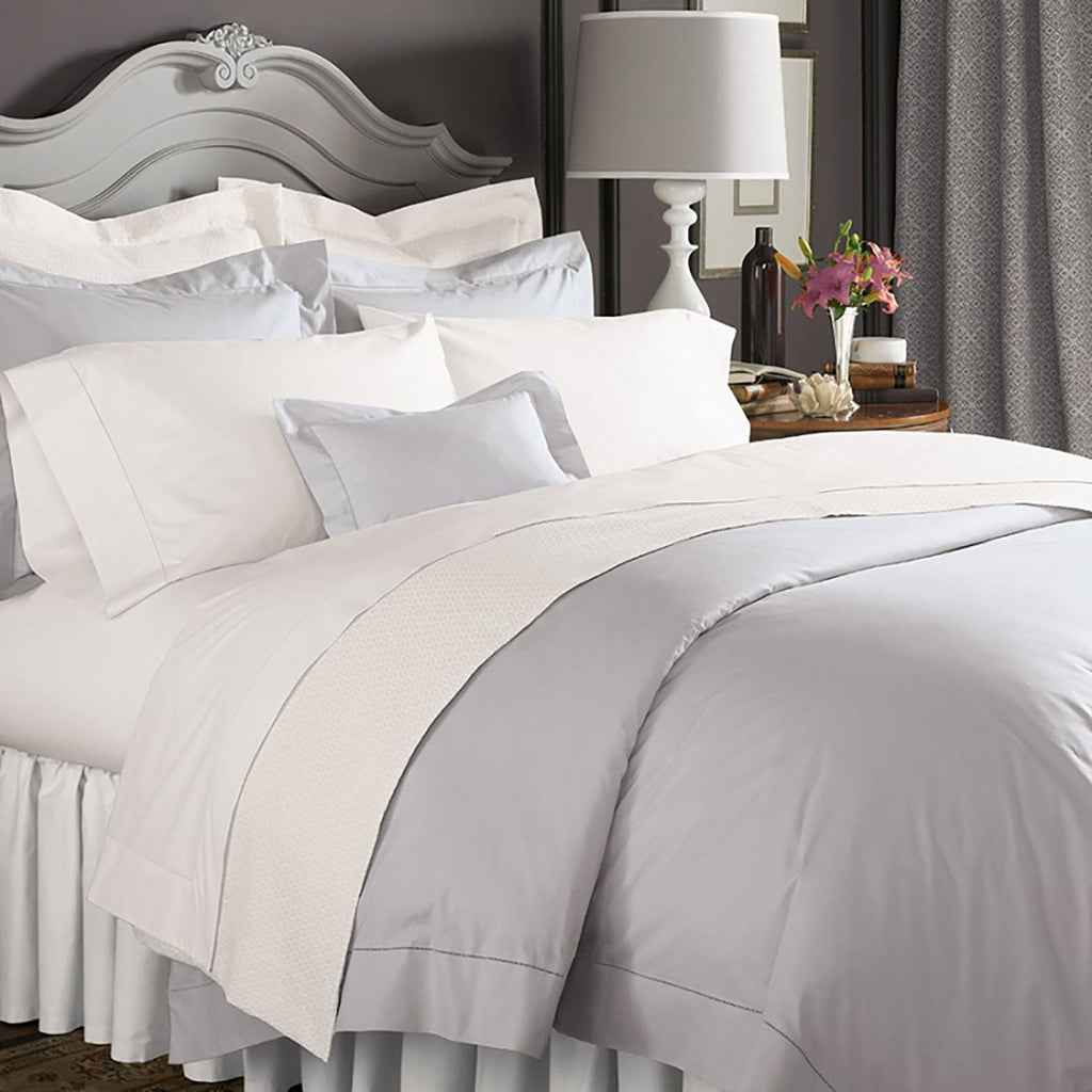 Grey Queen Cotton Fitted Sheet X437918