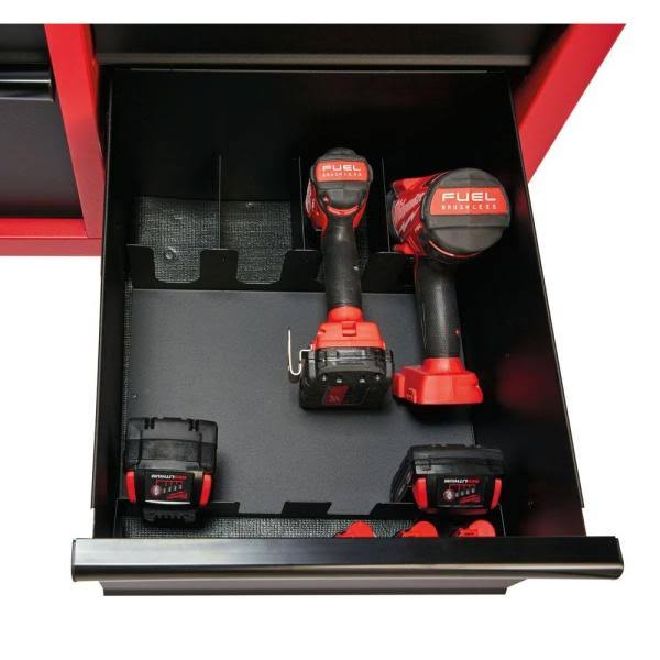 Red 8 Drawer Rolling Steel Storage Cabinet K231681
