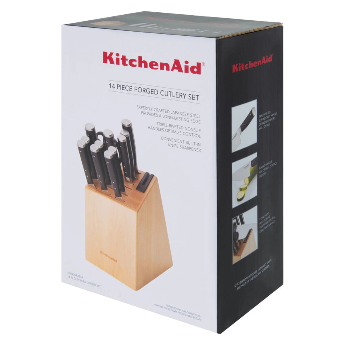 14-piece Forged Knife Block Set with Built-In Sharpener U3500