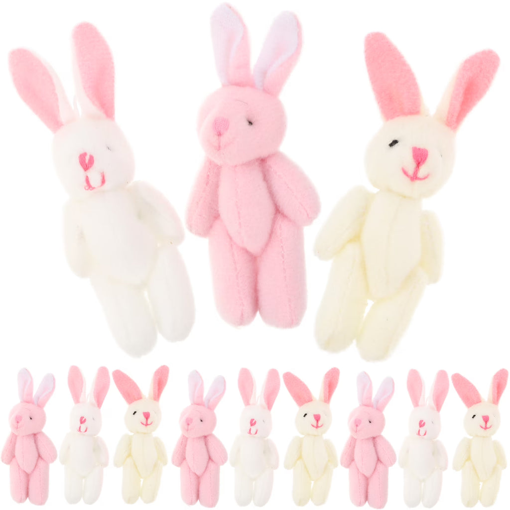 45 Pcs Mini Bunny Plush Toy O3053