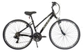 Shiny Black 700C Hybrid City Commuter Bike A426660