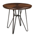 Round DRM Counter Table in Two-Tone Brown X10669
