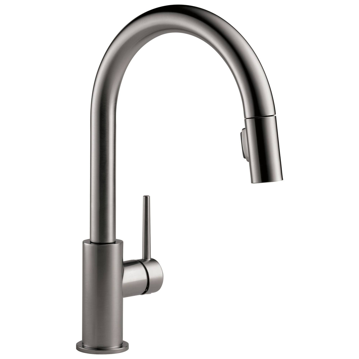 Black Stainless Single Handle Pull-Down Kitchen Faucet Y6929