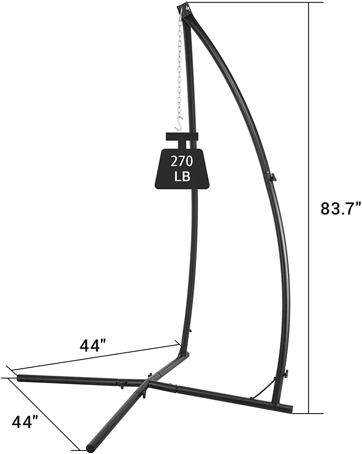 Heavy Duty X-Base Steel Hammock Chair Stand I860