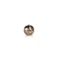 3.5 inch Tall Ball Shaped Titanium Gold Candle (Set of 6) A2564
