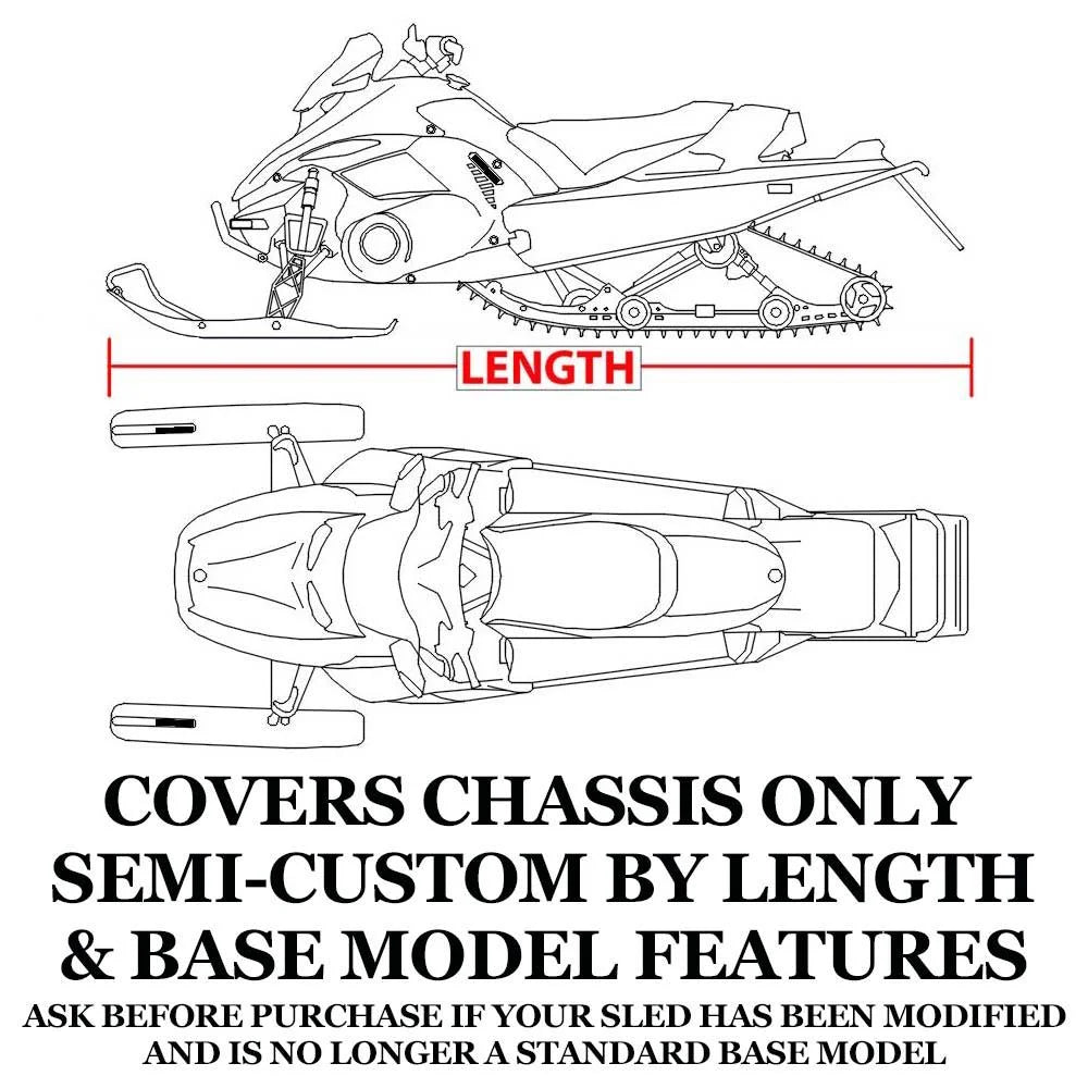 Trailerable 600 Denier Snowmobile Cover N714317