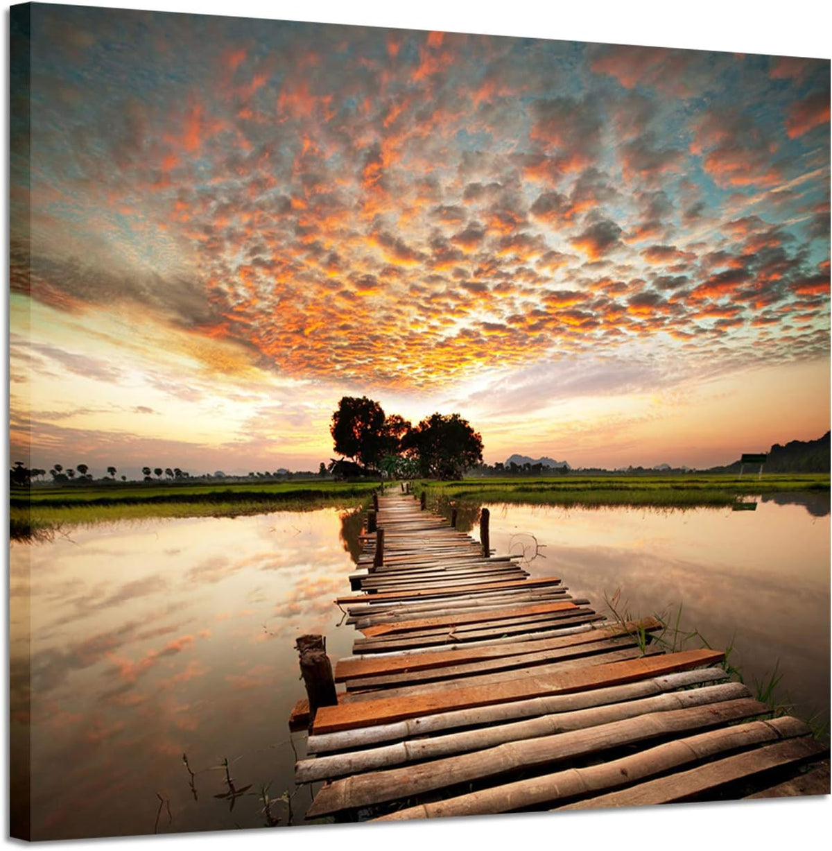 Landscape Art Print on Canvas, 18” x 24” x 1 Panel A927944