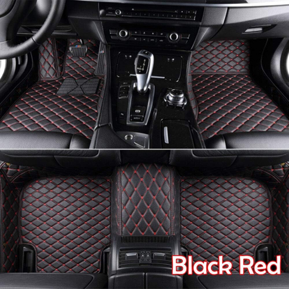 Custom Car Floor Mats Waterproof Full Coverage Non-Slip Carpet (All Black) Q902