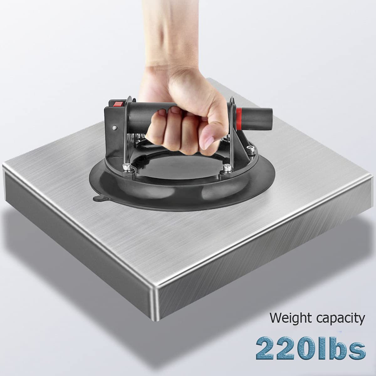 8 Vacuum Glass Suction Cup with ABS Handle Heavy Duty Glass Sucker Lifter O6187