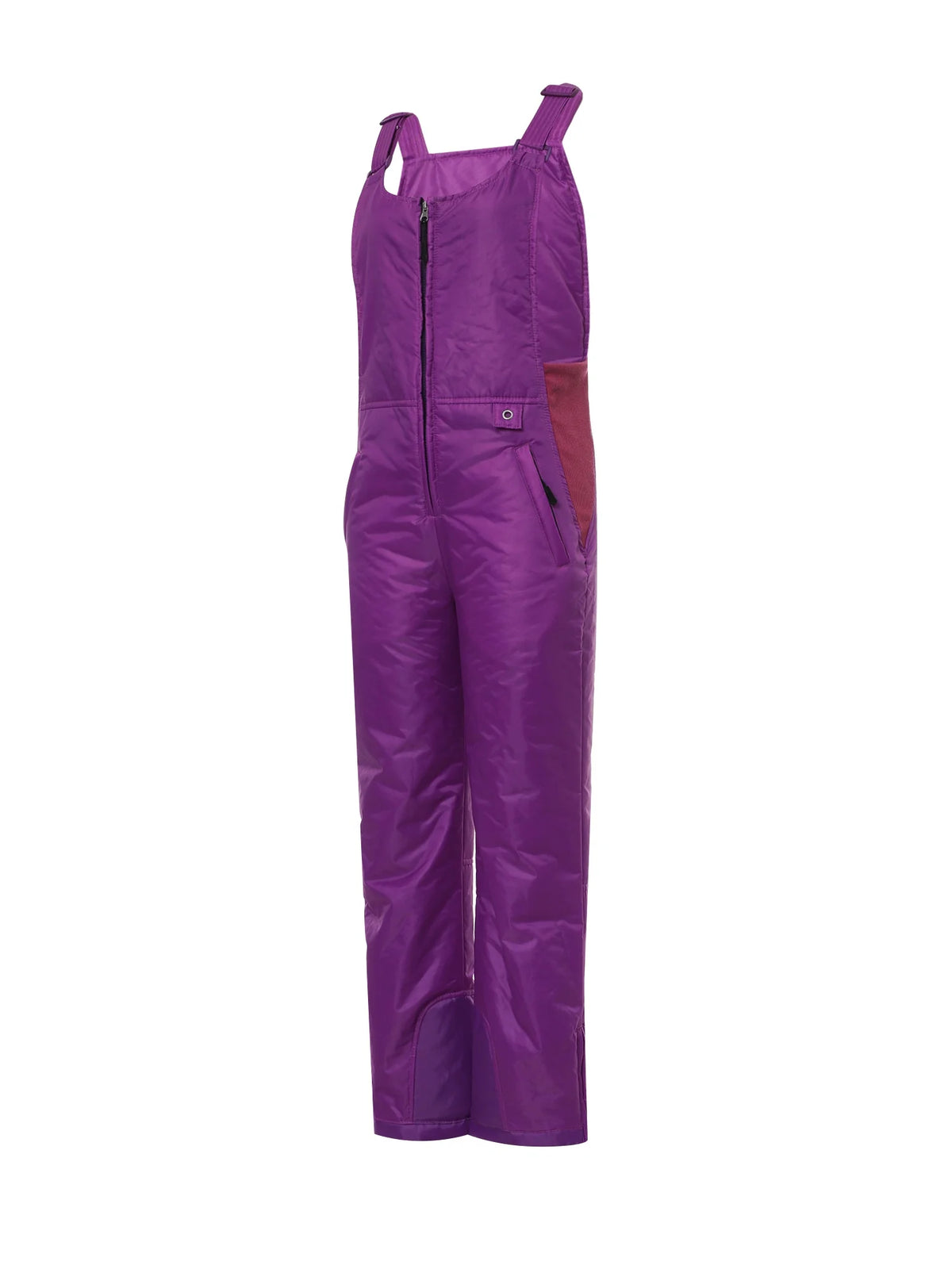 Purple Insulated Water Resistant Ski Snow Bib Pants XL M17380