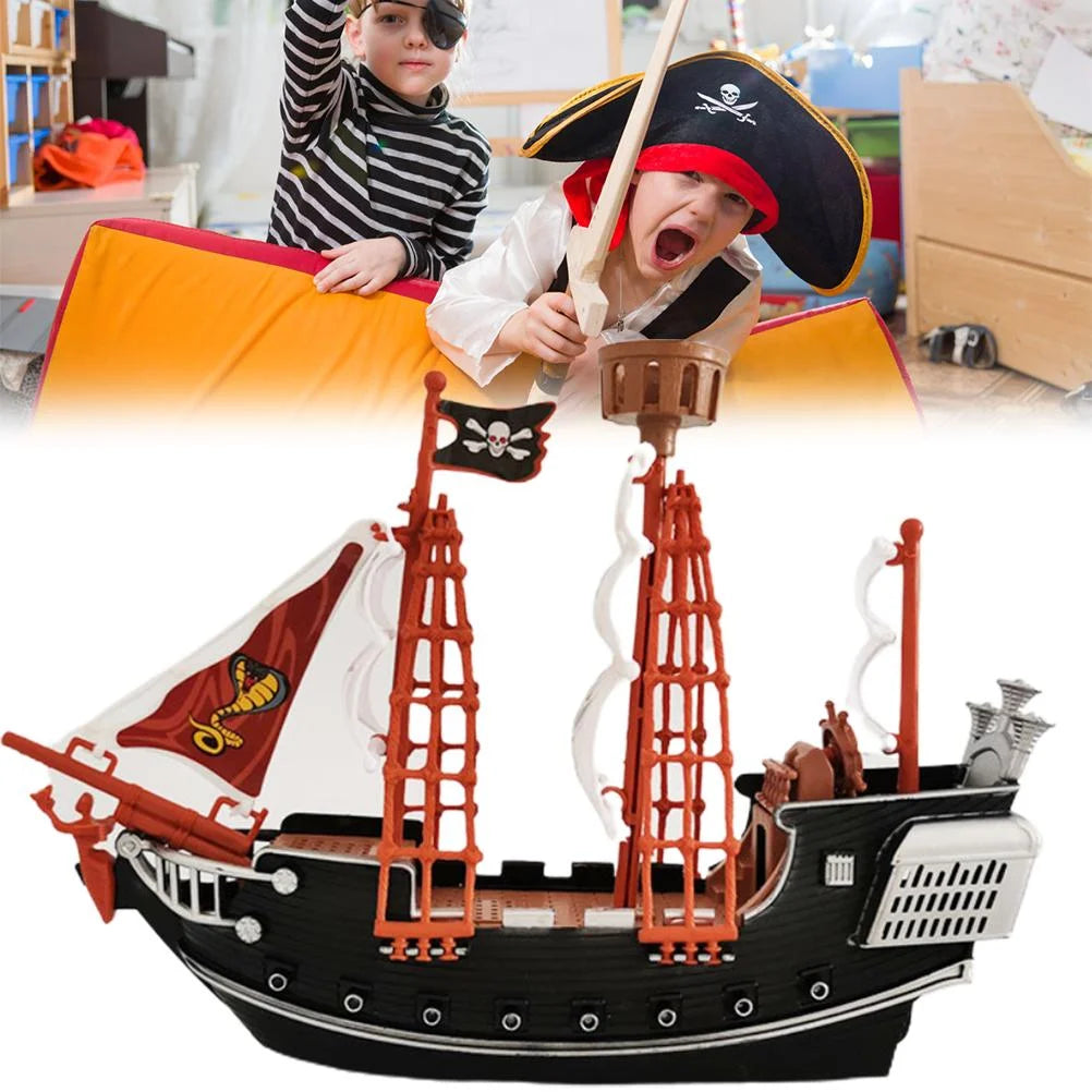Pirate Ship Pretend Toy Model for Kids N8731