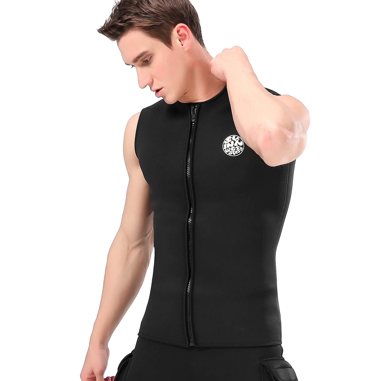 Neoprene Wetsuit Vest with Thermal Suede Lining B34734