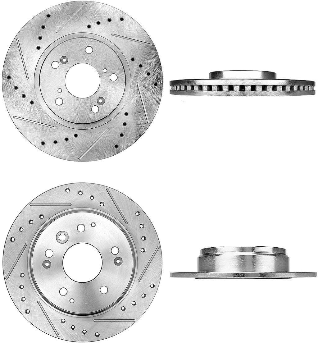 FRONT 299.86mm + REAR 282mm D/S 5 Lug Rotors X29009