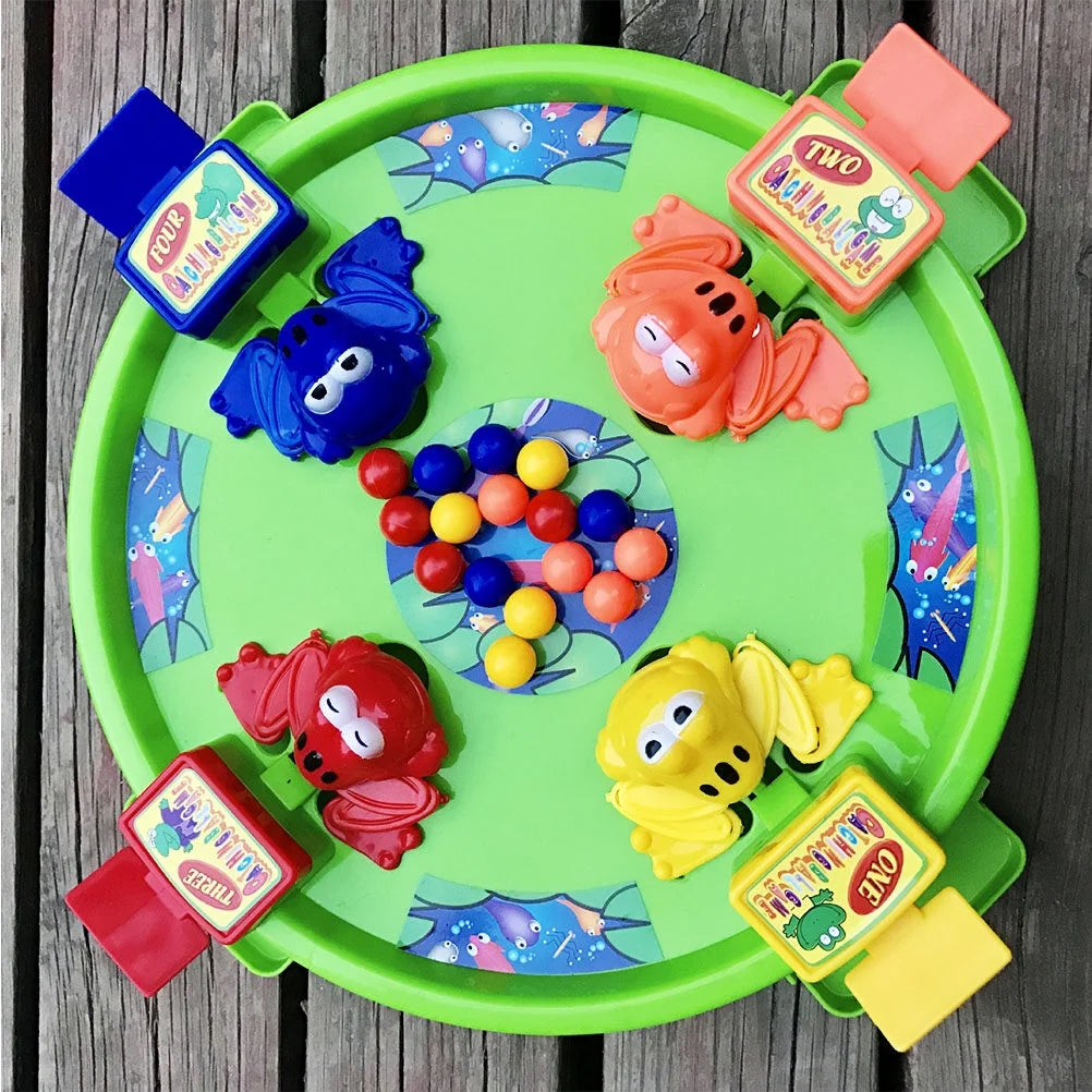 3D Battle Board Games Frogs Eating Balls Play Toy Set Table Game F18907