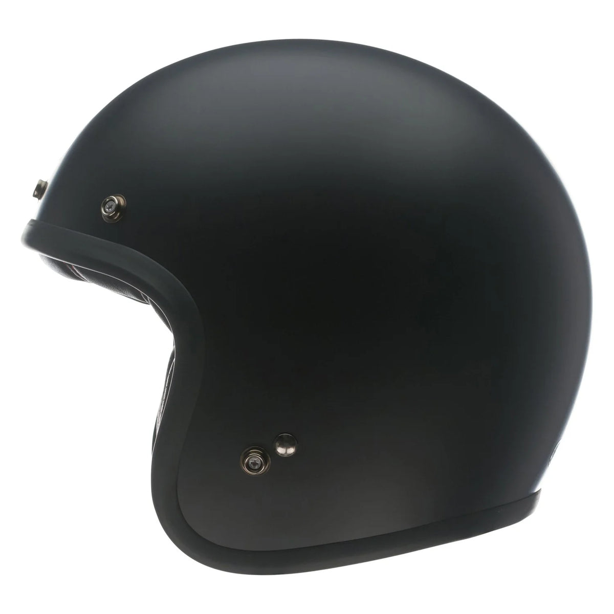 Matte Black Open Face Helmet H1349