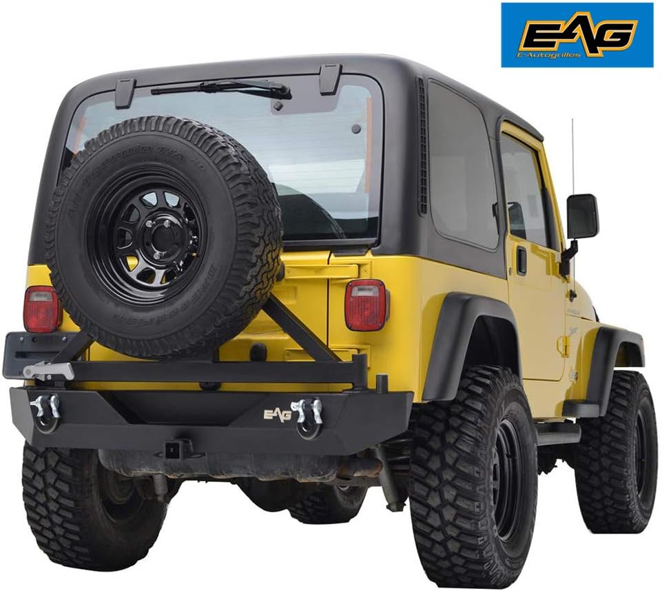 Steel Rear Bumper with Tire Carrier U4661