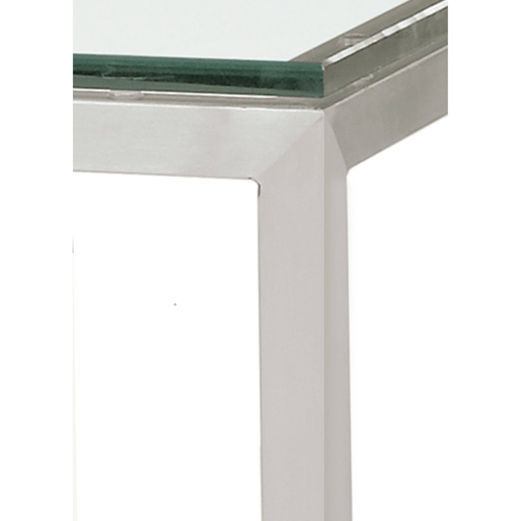 Maple Top Console Table with Gold Base B17017