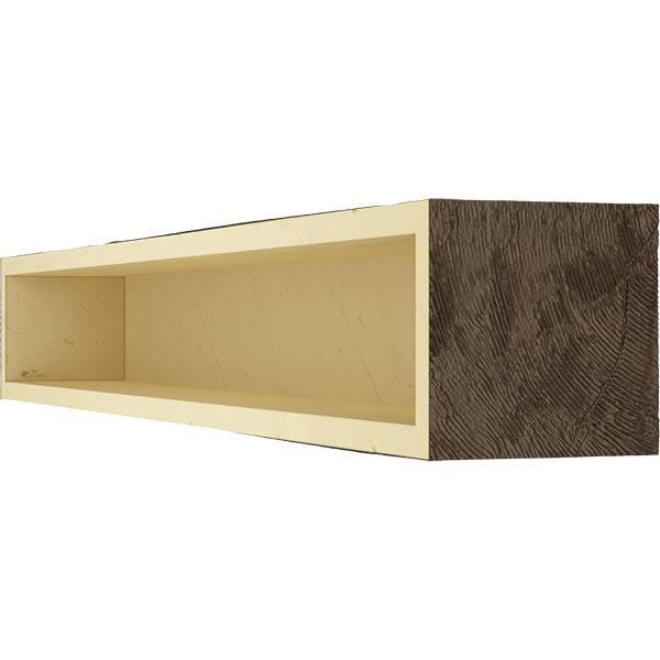 Natural Mahogany Faux Wood Fireplace Mantel T505852