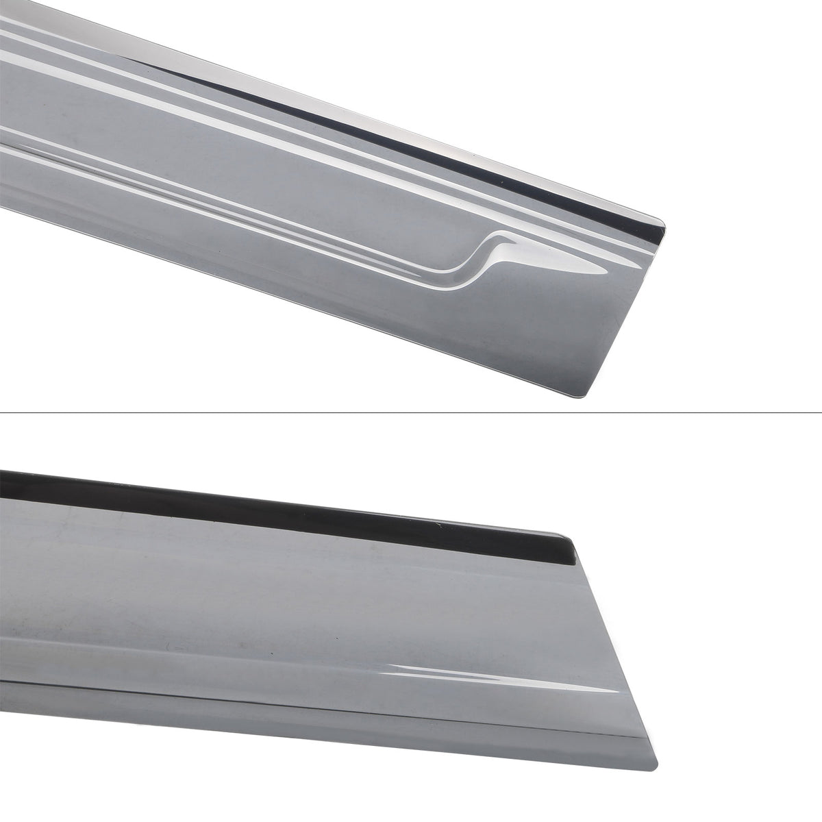 Black Acrylic Window Visors 4PCS Z120720