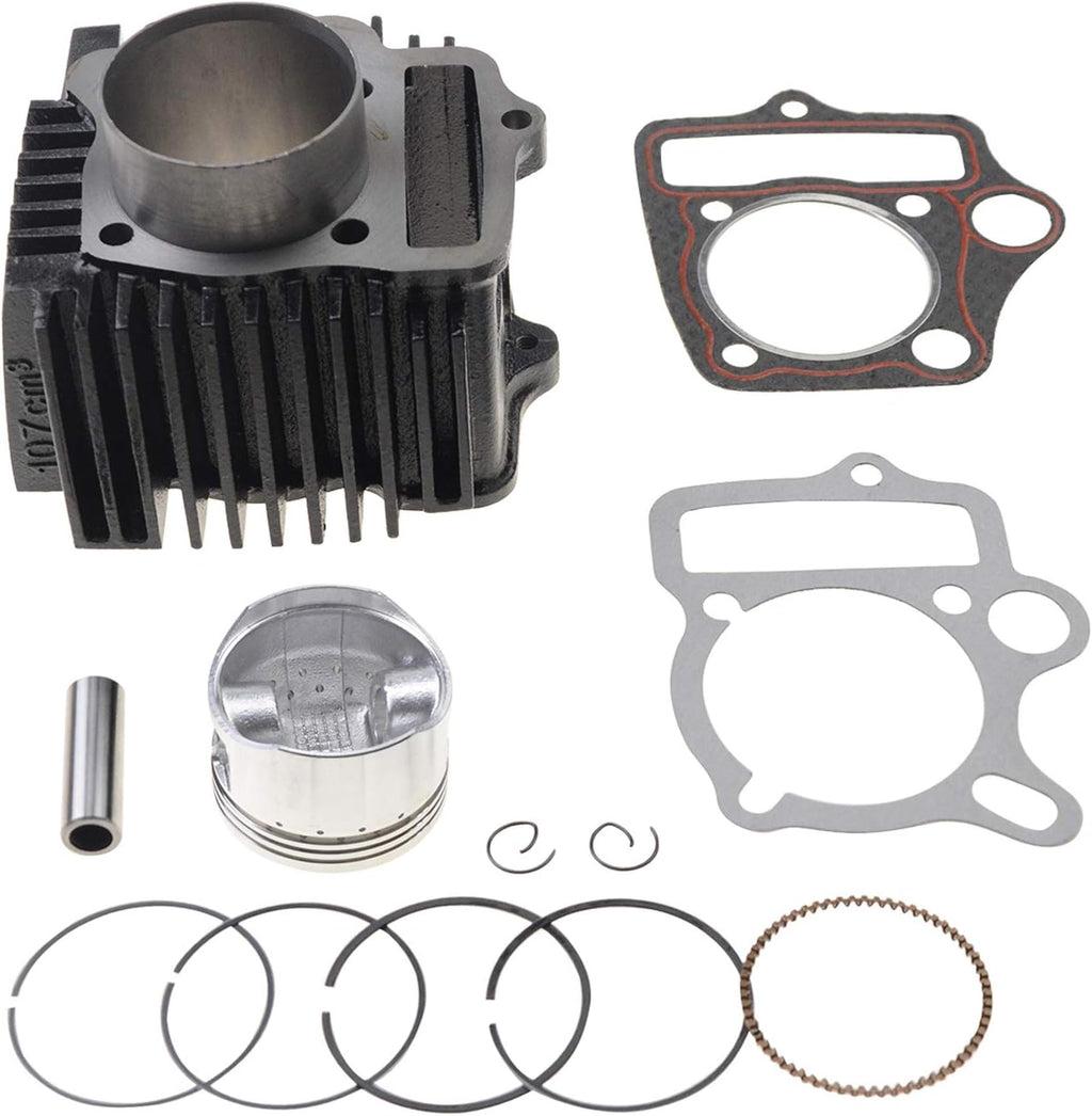 52.4mm Big Bore Cylinder Head 66mm Valves for 110cc ATV Go Kart Dirt Pit Bike Pack of 2 F62118