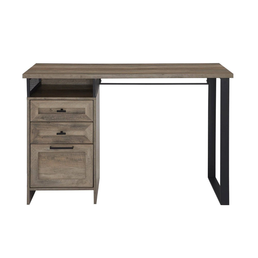 Reclaimed Barnwood 3-Drawer Writing Desk R196