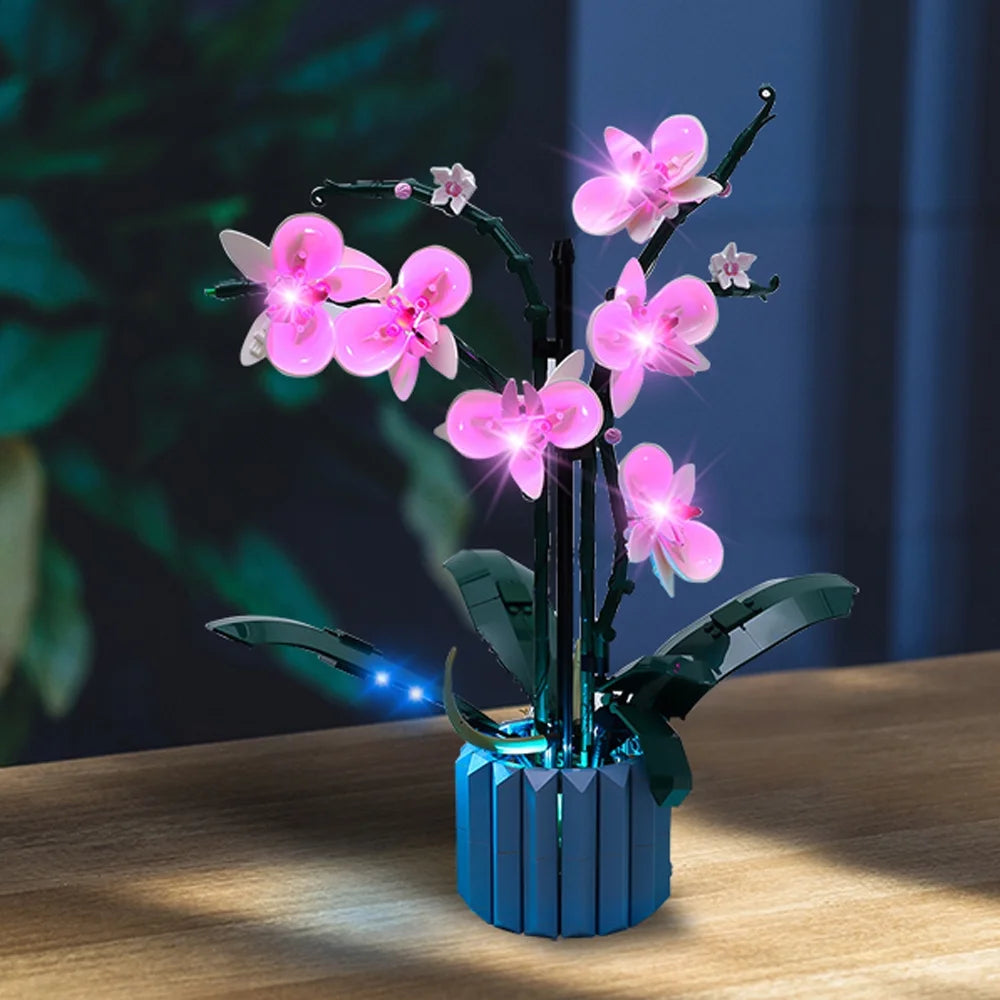 LED Lighting Kit for Lego Orchid 10311 Plant Model Building Set K4572