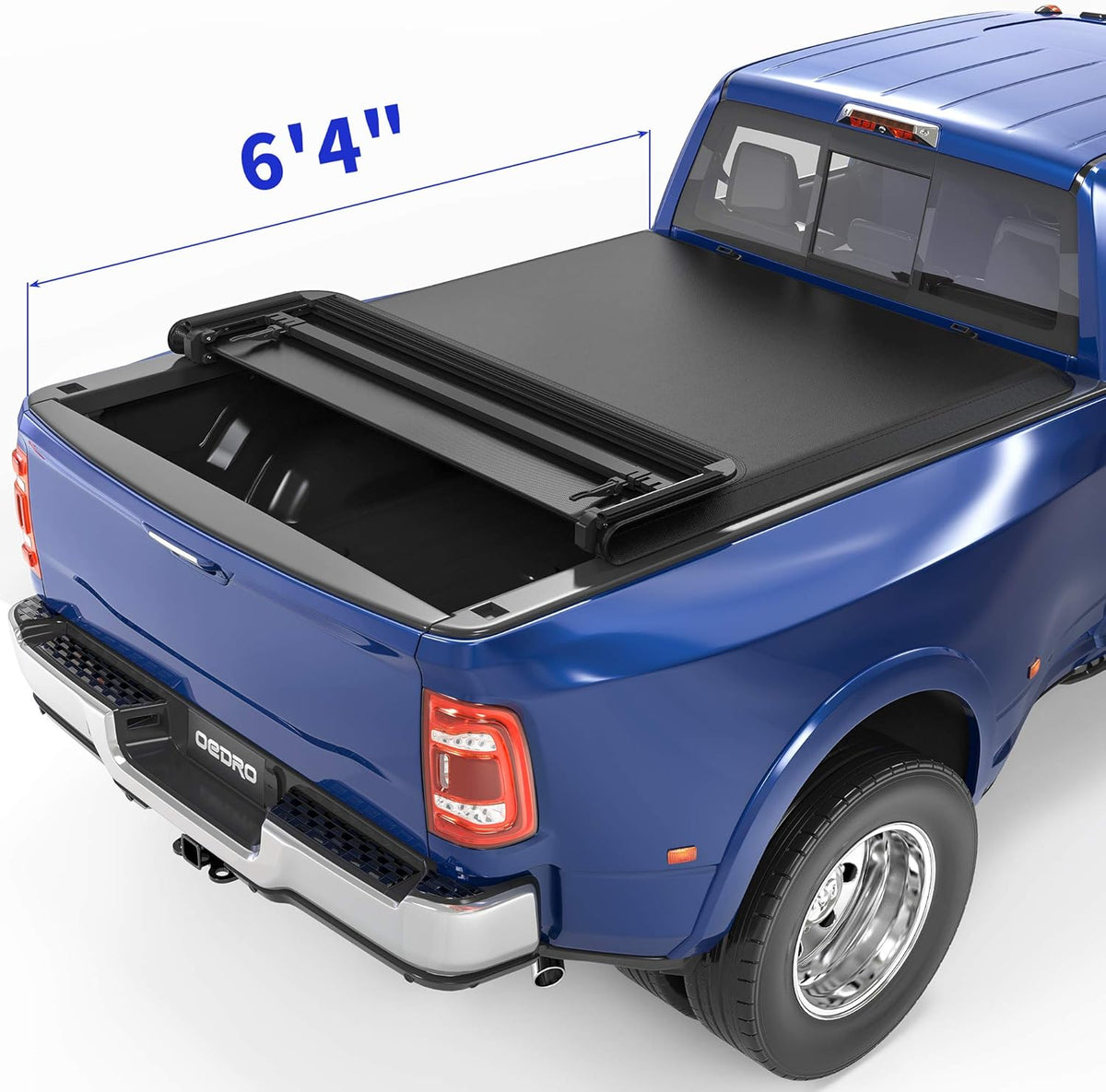Soft Quad Fold Tonneau Cover Truck Bed Cover D7884
