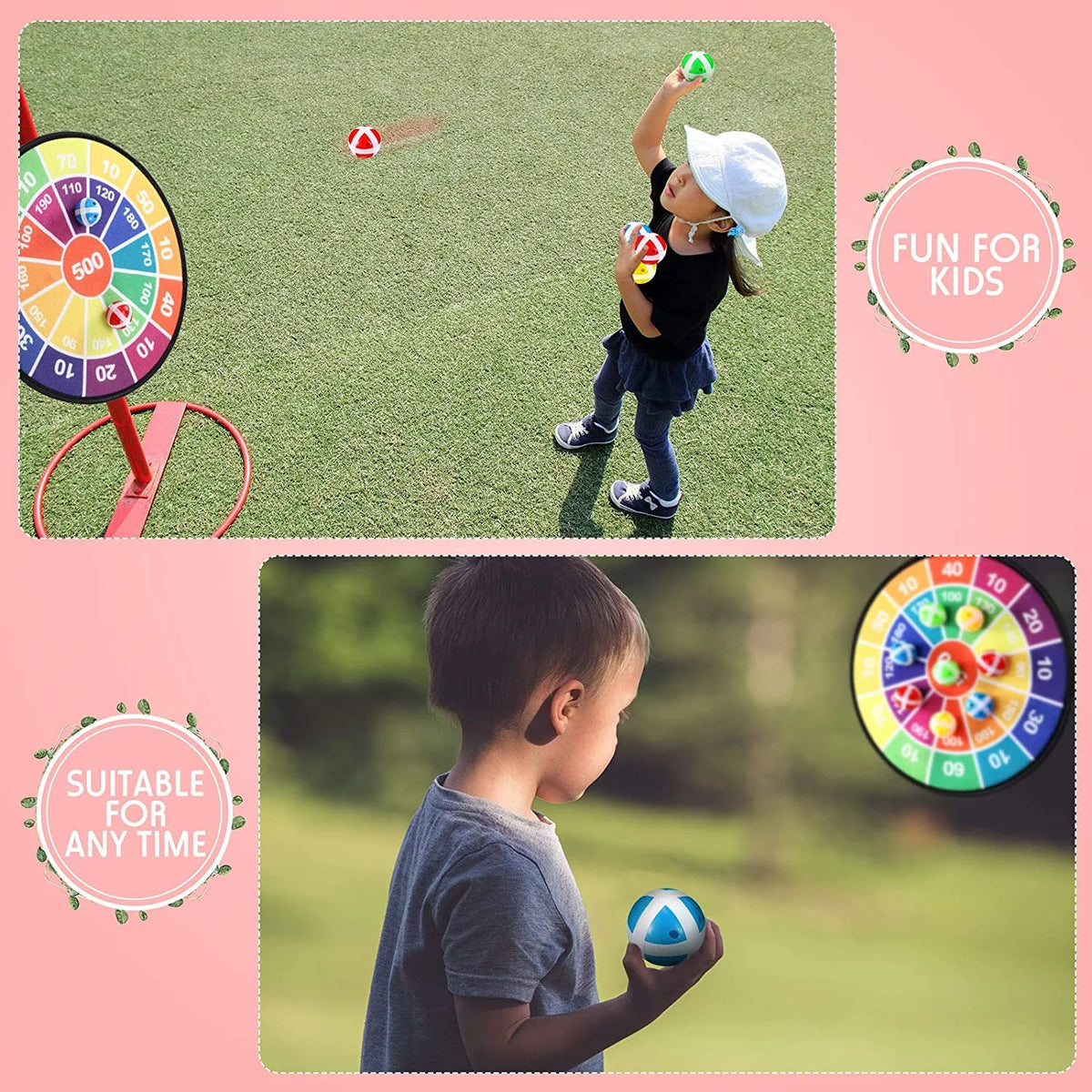 Safe Dart Board Game Set with 16 Sticky Balls C4405
