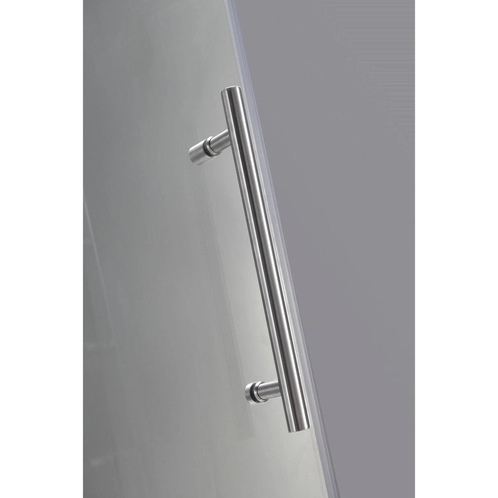 62 x 72-inch Frameless Hinged Shower Door M15654